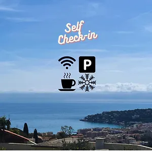 Climatisé Vue Panoramique , Parking Gratuit Mentone